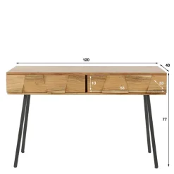 Design Konsolentisch mit zwei Schubladen - Tomya