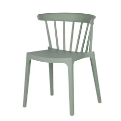 Design Kunststoff Stuhl in Hellgrün - Dave (2er Set)