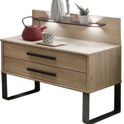 Design Loft Bett mit Nachttischen - Licruva (dreiteilig)