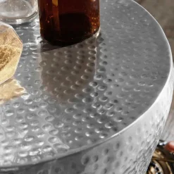 Design Metall Beistelltisch aus Aluminium - Vanimarias