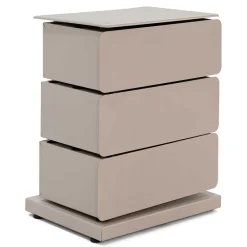 Design Metallkommode in Taupe - Dolomiti