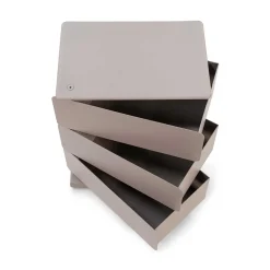 Design Metallkommode in Taupe - Dolomiti