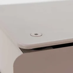 Design Metallkommode in Taupe - Dolomiti