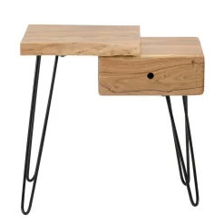 Design Nachttisch für linke Bettseite Olegano aus Holz