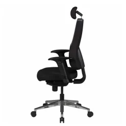 Design Office Schreibtischstuhl in Schwarz & Grau - Tyrone