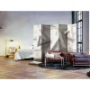 Design Paravent Raumteiler in Grau - Reminon