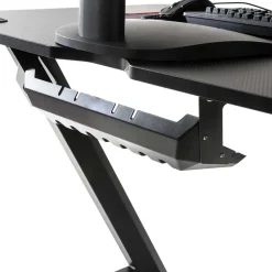 Design PC Computertisch in Schwarz - Aribert