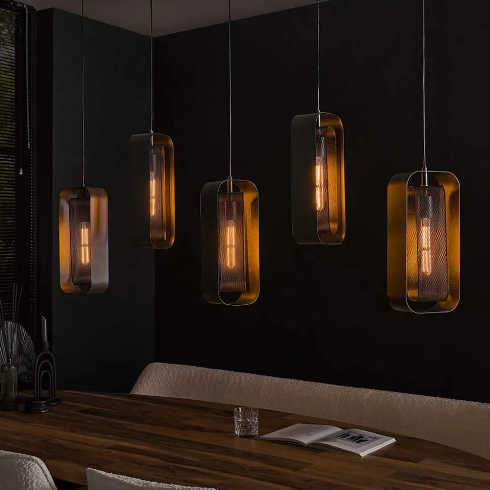 Design Pendelleuchte mit fünf Schirmen - Second