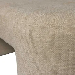 Design Polsterbank in Beige Chenille - Settings