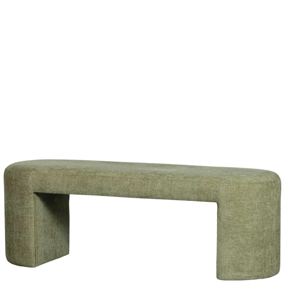 Design Polsterbank in Oliv Grün Chenille - Baverly