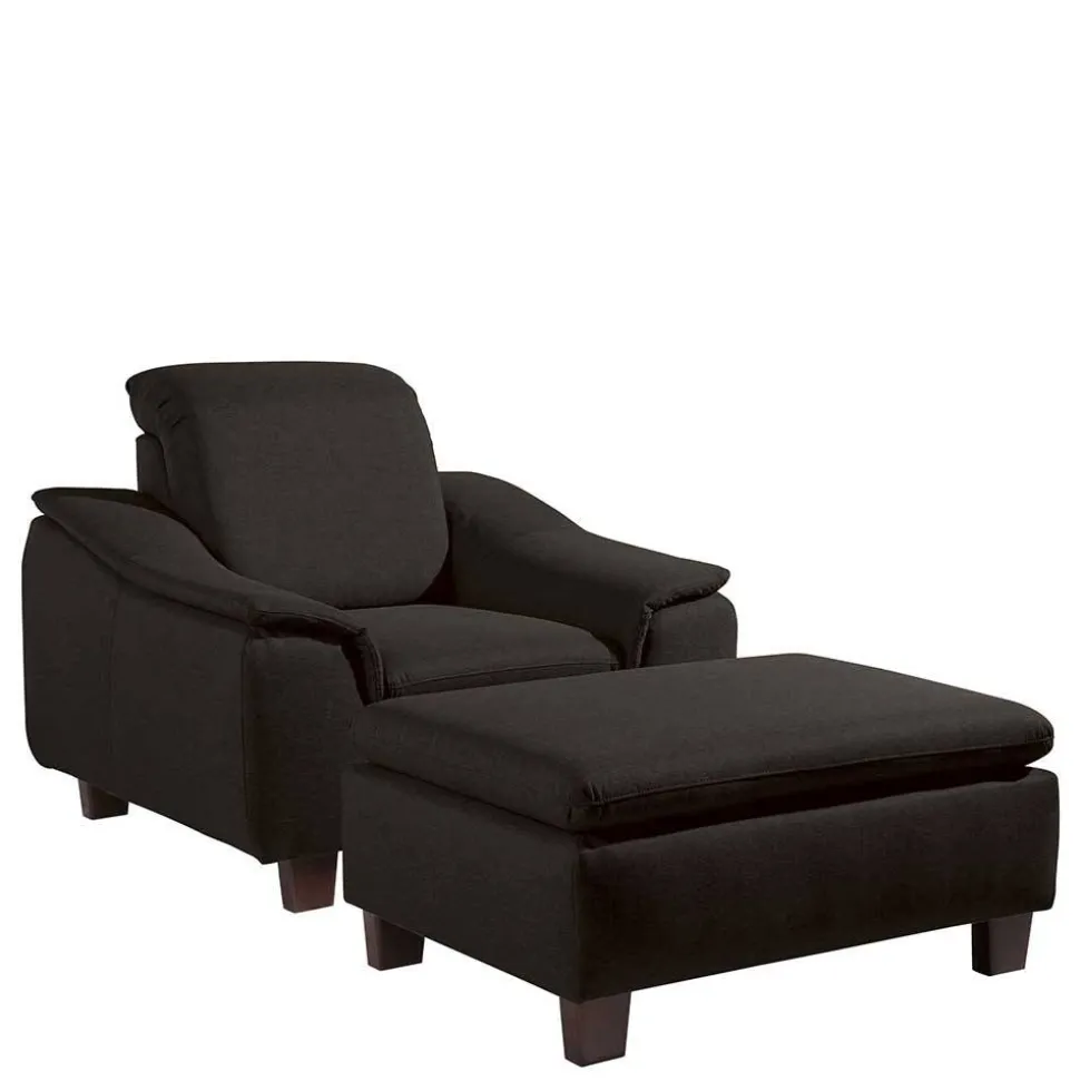 Design Polstersessel in Dunkelbraun - Acristodat