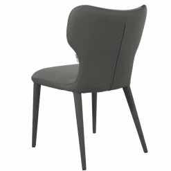 Design Polsterstühle im Material Mix - Navy (2er Set)