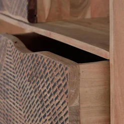 Design Regal mit Türen und Schubladen - Merlan