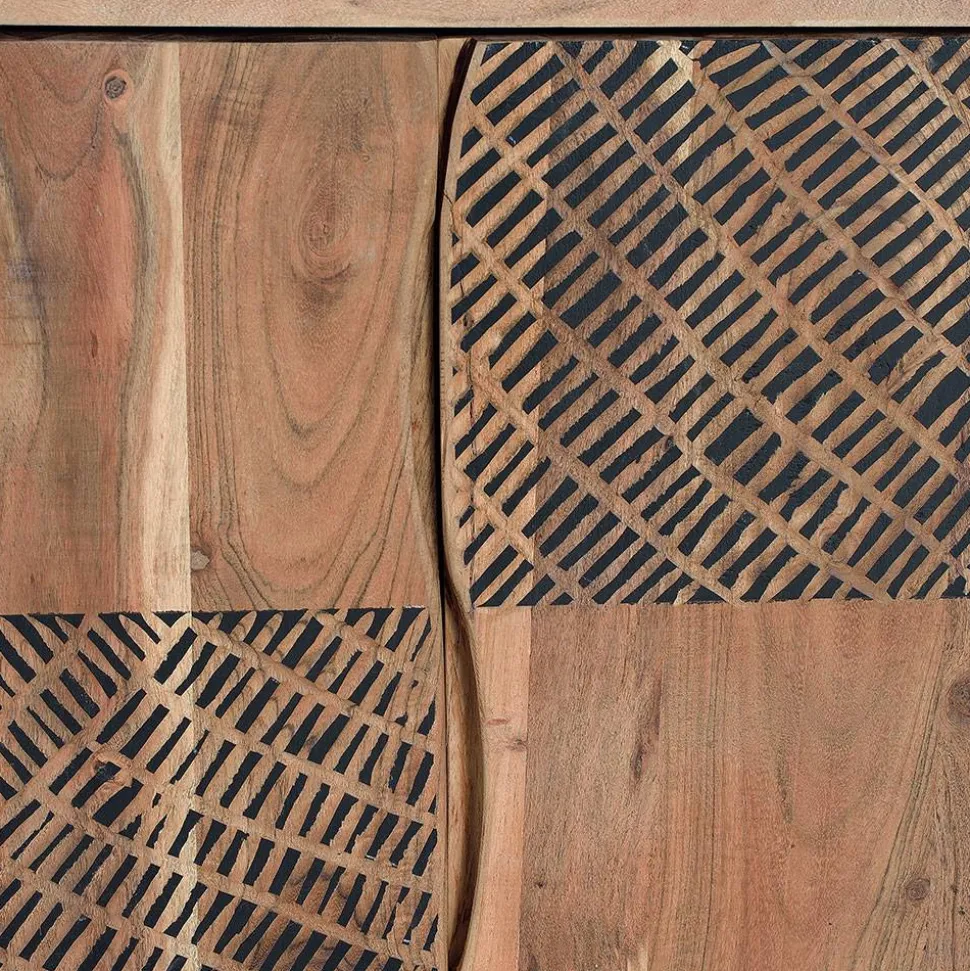 Design Regal mit Türen und Schubladen - Merlan