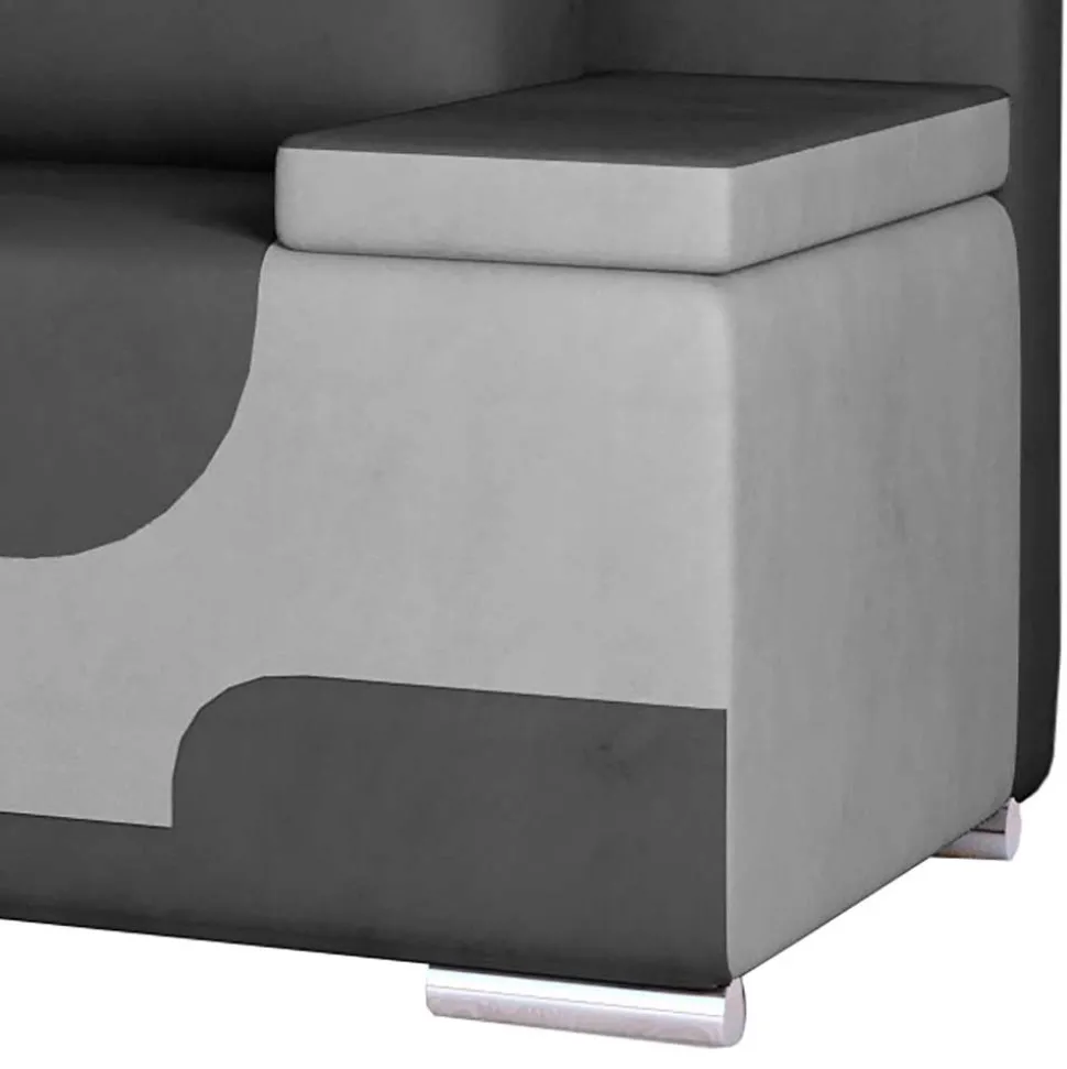 Design Samtsofa mit Bonell Federkern - Ceyman