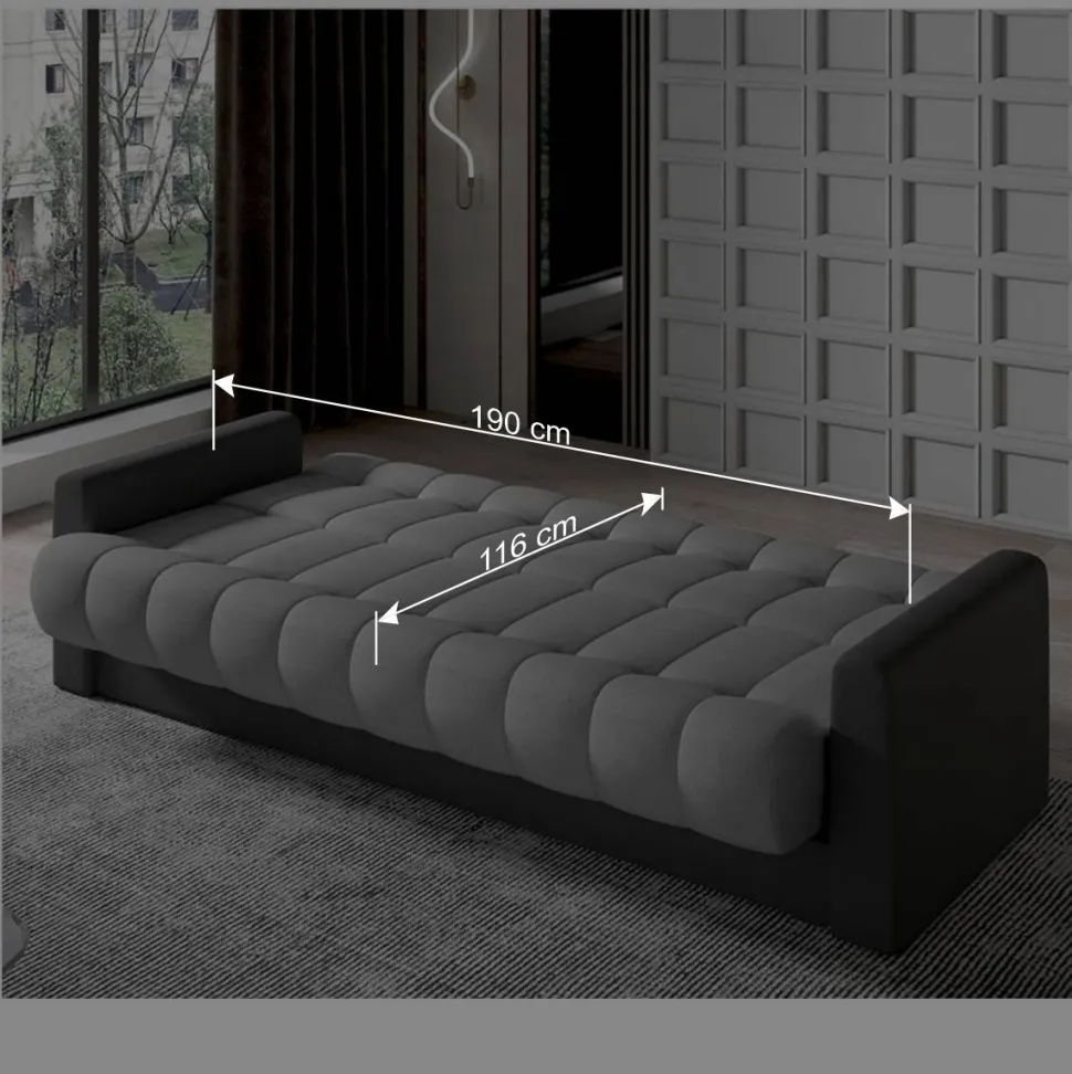 Design Schlafcouch mit Bonell Federkern - Forjan