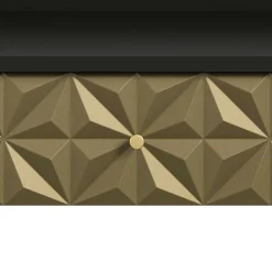 Design Schminktisch in Schwarz und Gold - Madrilena