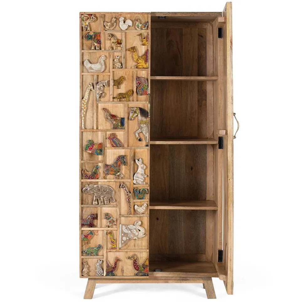 Design Schrank mit Tier Dekor - Widama