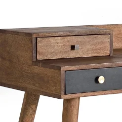 Design Schreibtisch mit fünf Schubladen - Fina