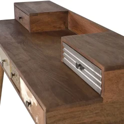 Design Schreibtisch mit fünf Schubladen - Fina