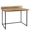 Design Schreibtisch mit Naturkanten aus Akazie - Ilmany
