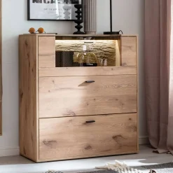 Design Schuhkommode in Wildeiche Optik - Vapposia