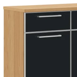 Design Schuhschrank Lalaika in Eiche Bianco Anthrazit