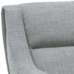 Design Sessel in Hellgrau - Crutina