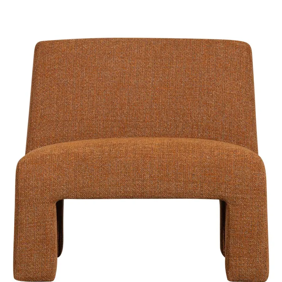 Design Sessel in Ocker meliert - Serasmus