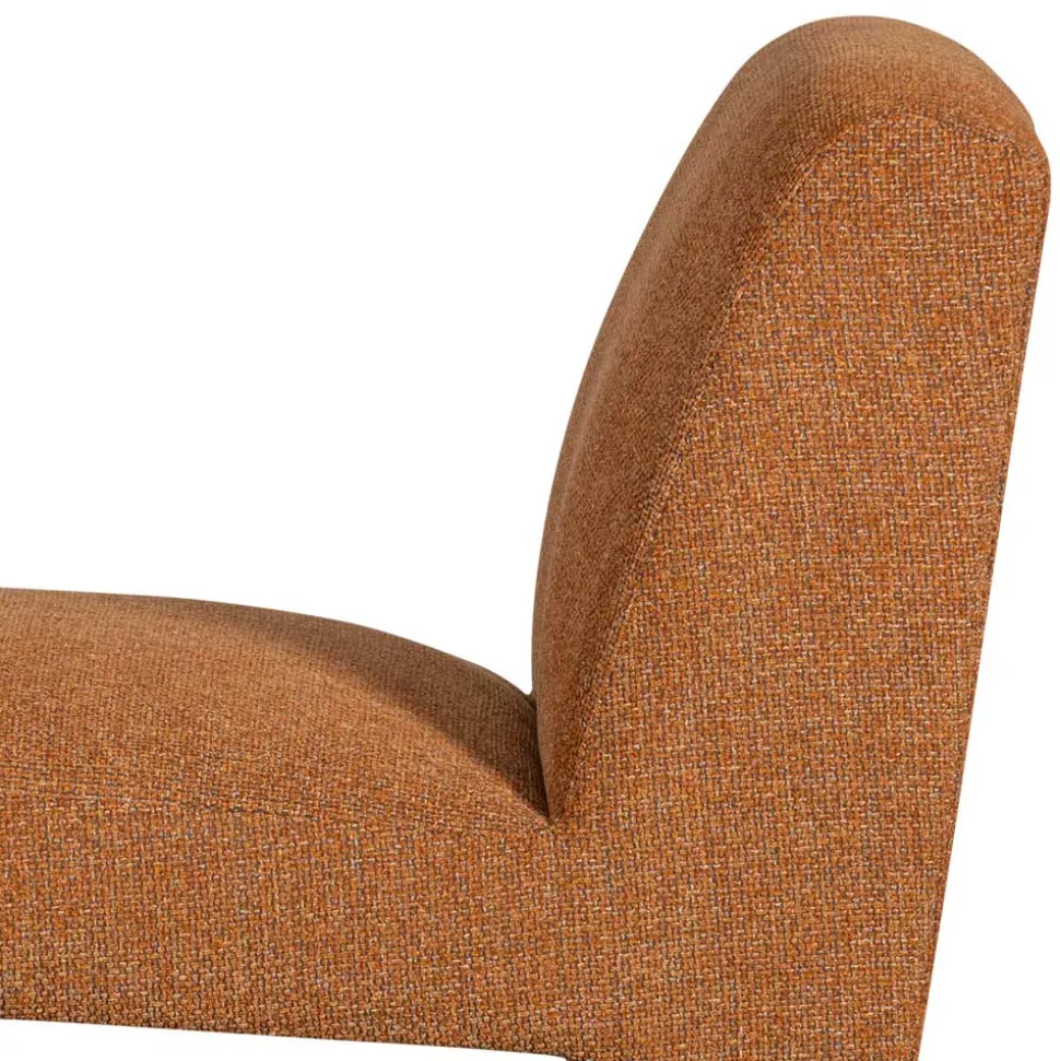 Design Sessel in Ocker meliert - Serasmus