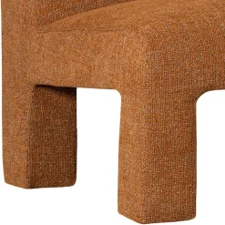 Design Sessel in Ocker meliert - Serasmus