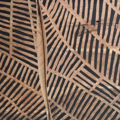 Design Sideboard aus Akazienholz mit Schnitzerei - Merlan