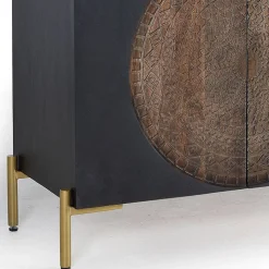 Design Sideboard mit Mandala Schnitzerei - Synessa