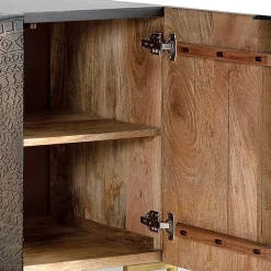 Design Sideboard mit Mandala Schnitzerei - Synessa