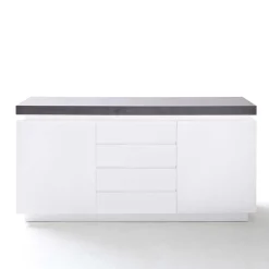 Design Sideboard Rebelvo mit dimmbarer LED Beleuchtung