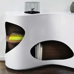 Design Sideboard Regal in Weiß Hochglanz - Scarula