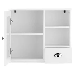 Design Spiegelschrank fürs Bad in Weiß - Gorgona