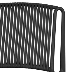 Design Stapelstühle in Schwarz - Live (4er Set)