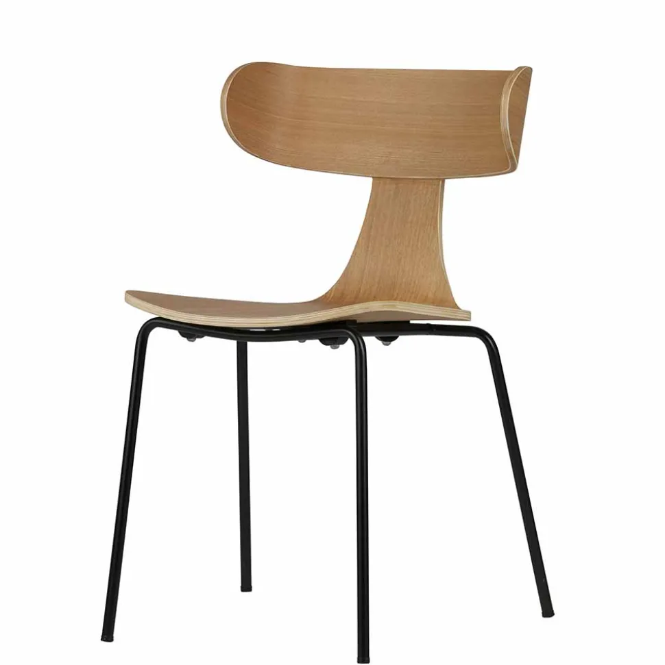 Design Stapelstuhl Set Gregoriana aus Schichtholz Esche (2er Set)