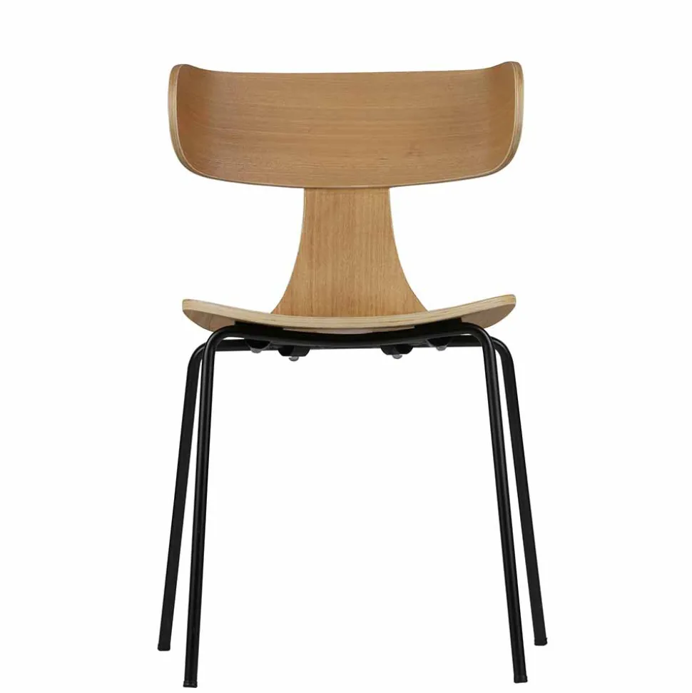 Design Stapelstuhl Set Gregoriana aus Schichtholz Esche (2er Set)