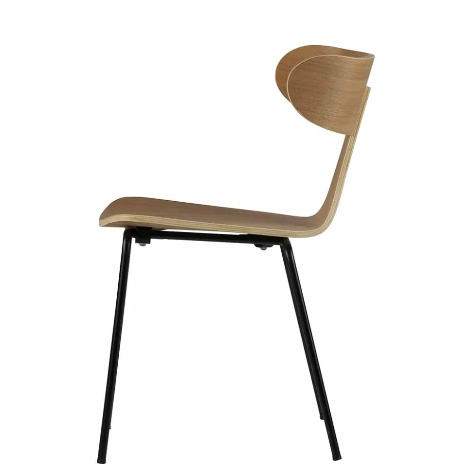 Design Stapelstuhl Set Gregoriana aus Schichtholz Esche (2er Set)