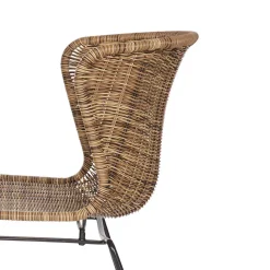 Design Stuhl Mevrinus aus Polyrattan (2er Set)