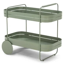 Design Teewagen in Graugrün - Ben