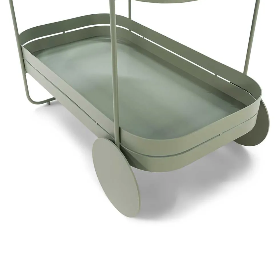 Design Teewagen in Graugrün - Ben