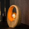 Design Tischleuchte aus Mangobaum - Vakanza