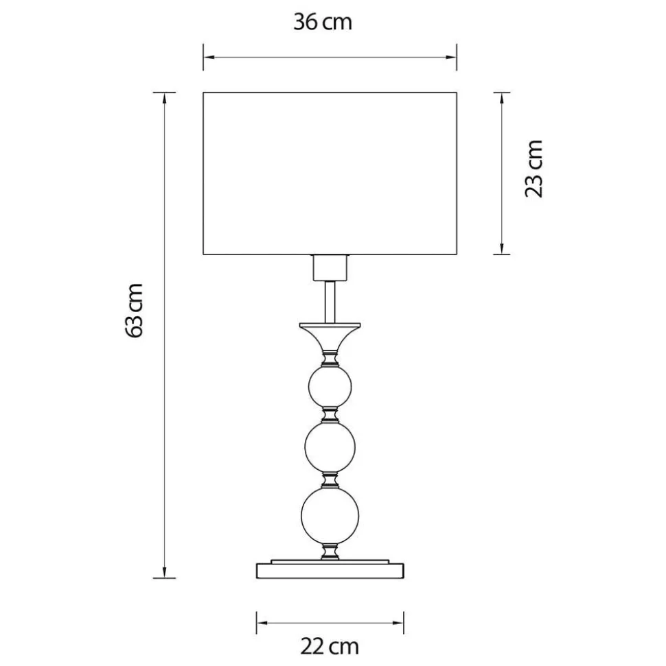 Design Tischleuchte Culvanella aus Glas und Metall