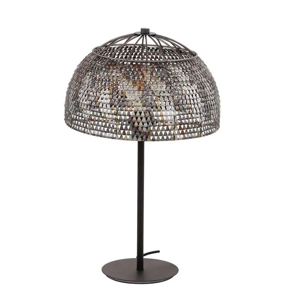 Design Tischleuchte in Schwarzbraun - Cajonara