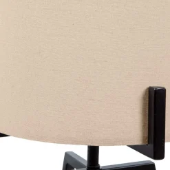 Design Tischleuchten in Beige Stoff - Megana (2er Set)