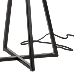 Design Tischleuchten in Beige Stoff - Megana (2er Set)