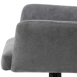 Design Tischsessel in Grau - drehbar - Portland S (2er Set)